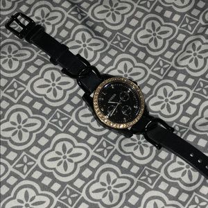 Women’s Fossil leather watch